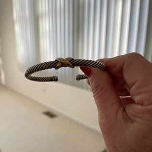 David yurman cable X bracelet